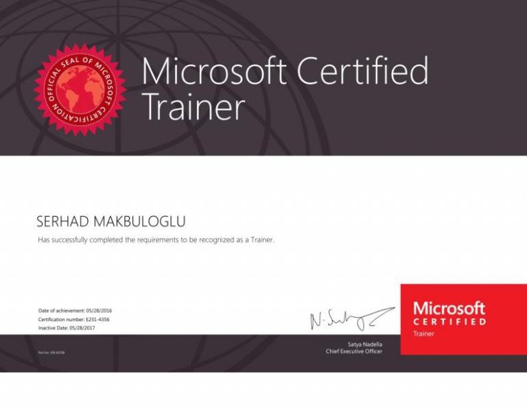 how to be microsoft certified trainer